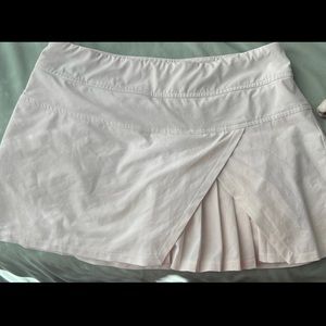 White Athelta tennis skirt